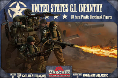 Marcher - Empires at War | United States GI Infantry | Plastic Unit Box