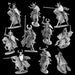 Victrix | Medieval & Fantasy Heads, Cloaks and Shields | 28mm Plastic Extras