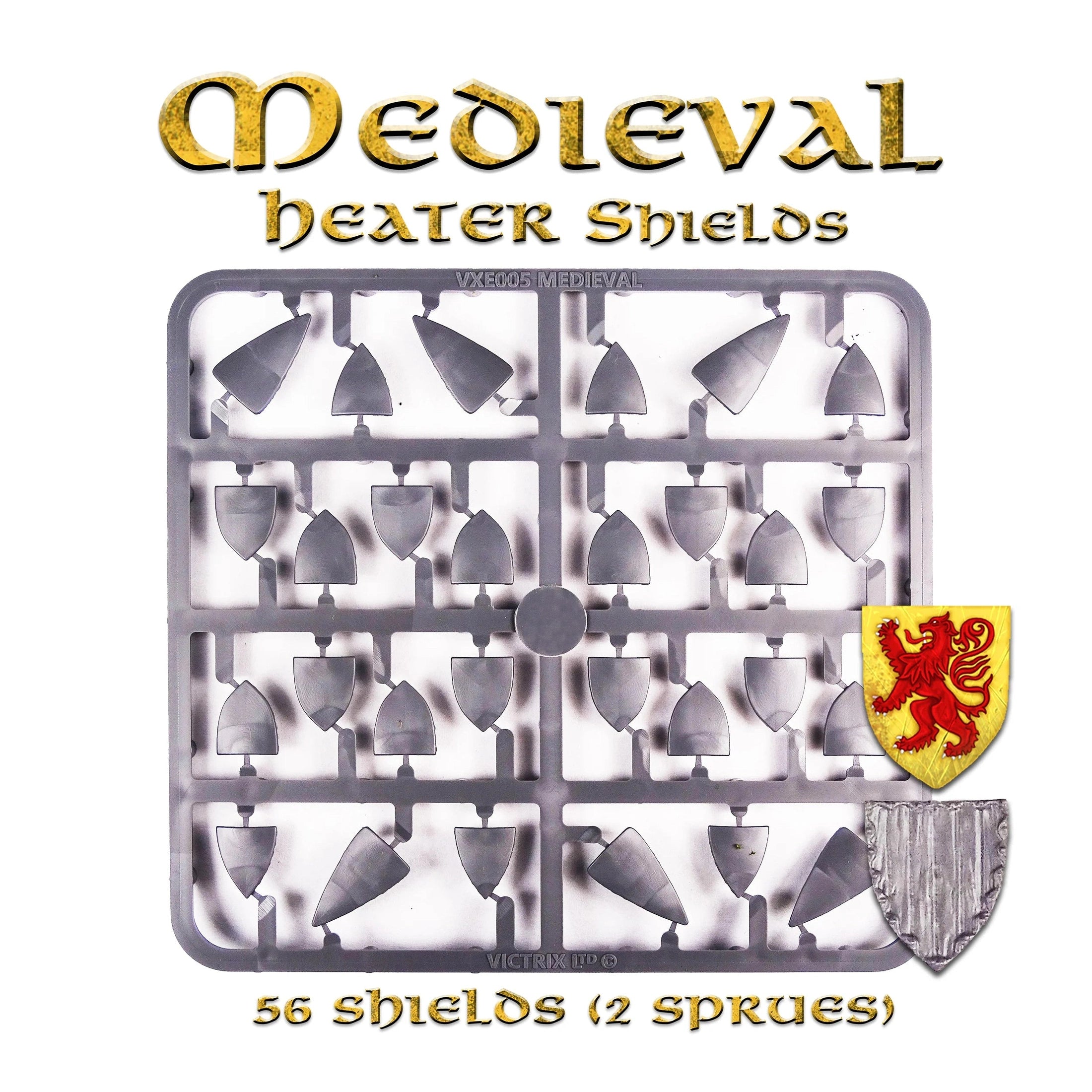 Medieval Foot Knights 32 Figs | 28mm Plastic Unit