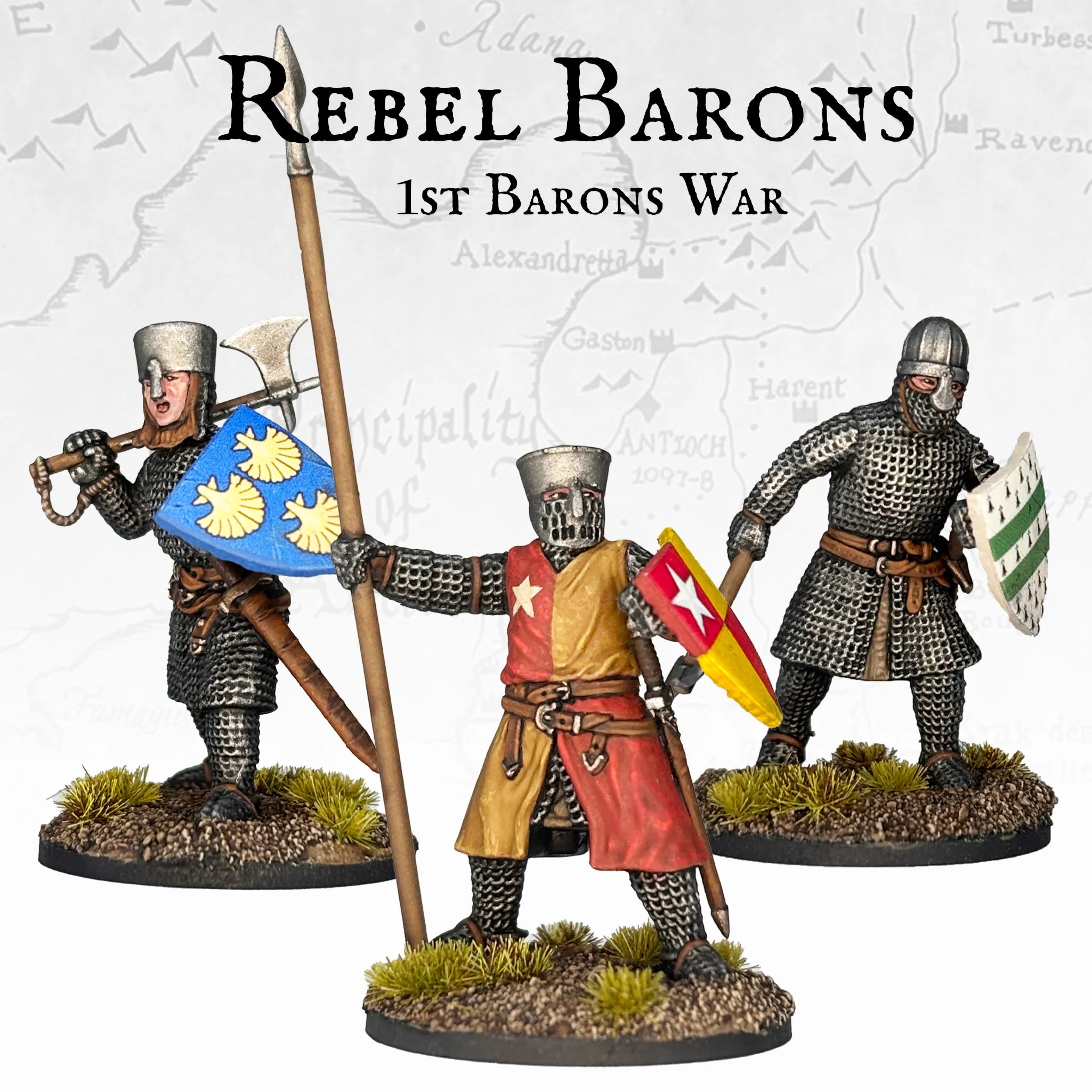 Medieval Foot Knights 32 Figs | 28mm Plastic Unit