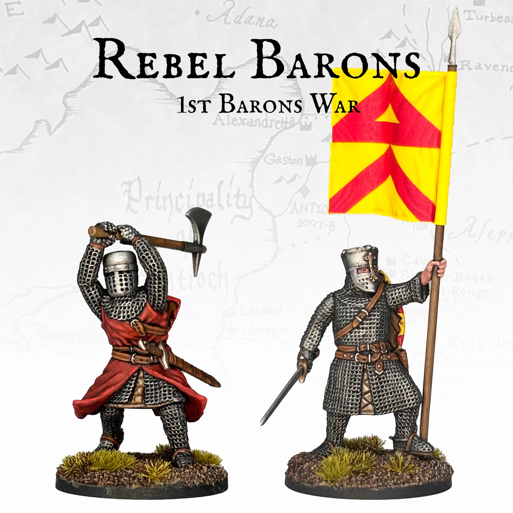 Medieval Foot Knights 32 Figs | 28mm Plastic Unit