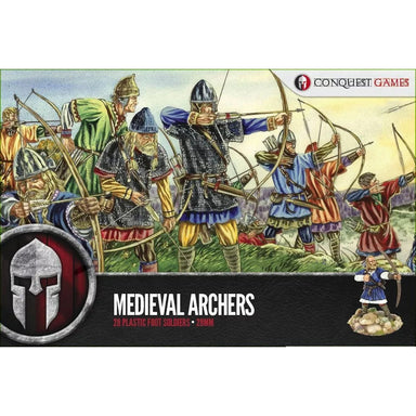 Conquest | Medieval Archers | 28mm Plastic Unit | North Star Games | Miniature Kingdoms