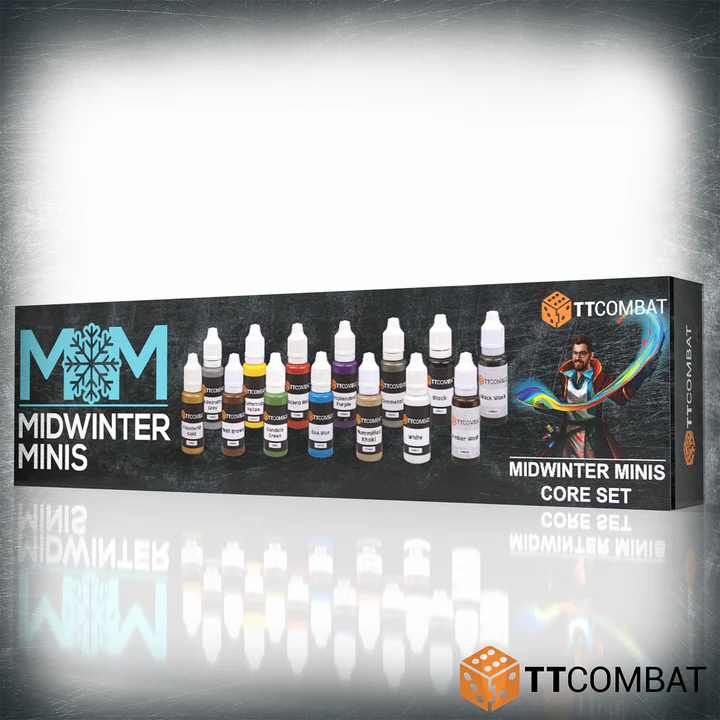 TTCOMBAT | Midwinter Minis Core Set Paint Set | 17ml Paint Set