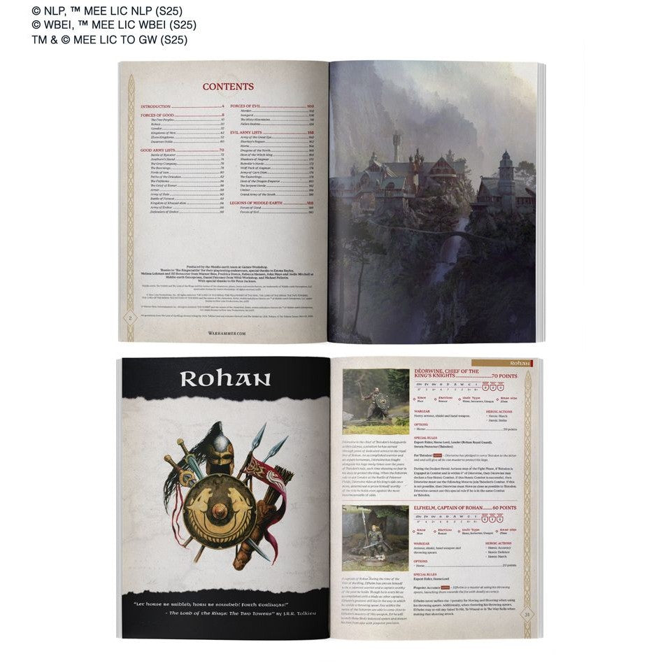 Middle Earth Strategy Battle Game | Armies of Middle Earth | Hardback Sourcebook