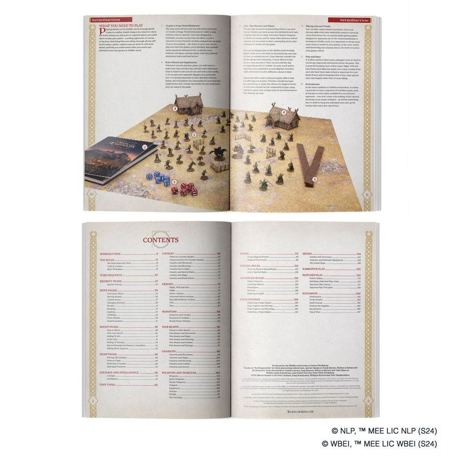 Middle Earth Strategy Battle Game | Rules Manual | Hardback Sourcebook