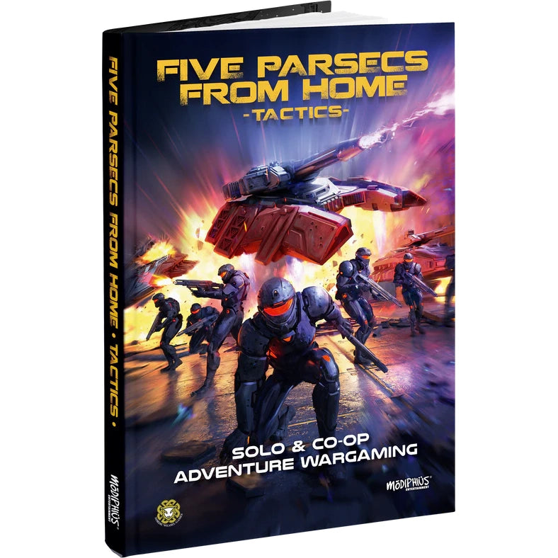 Modiphius | Five Parsecs From Home Tactics | 28mm Hardback Sourcebook