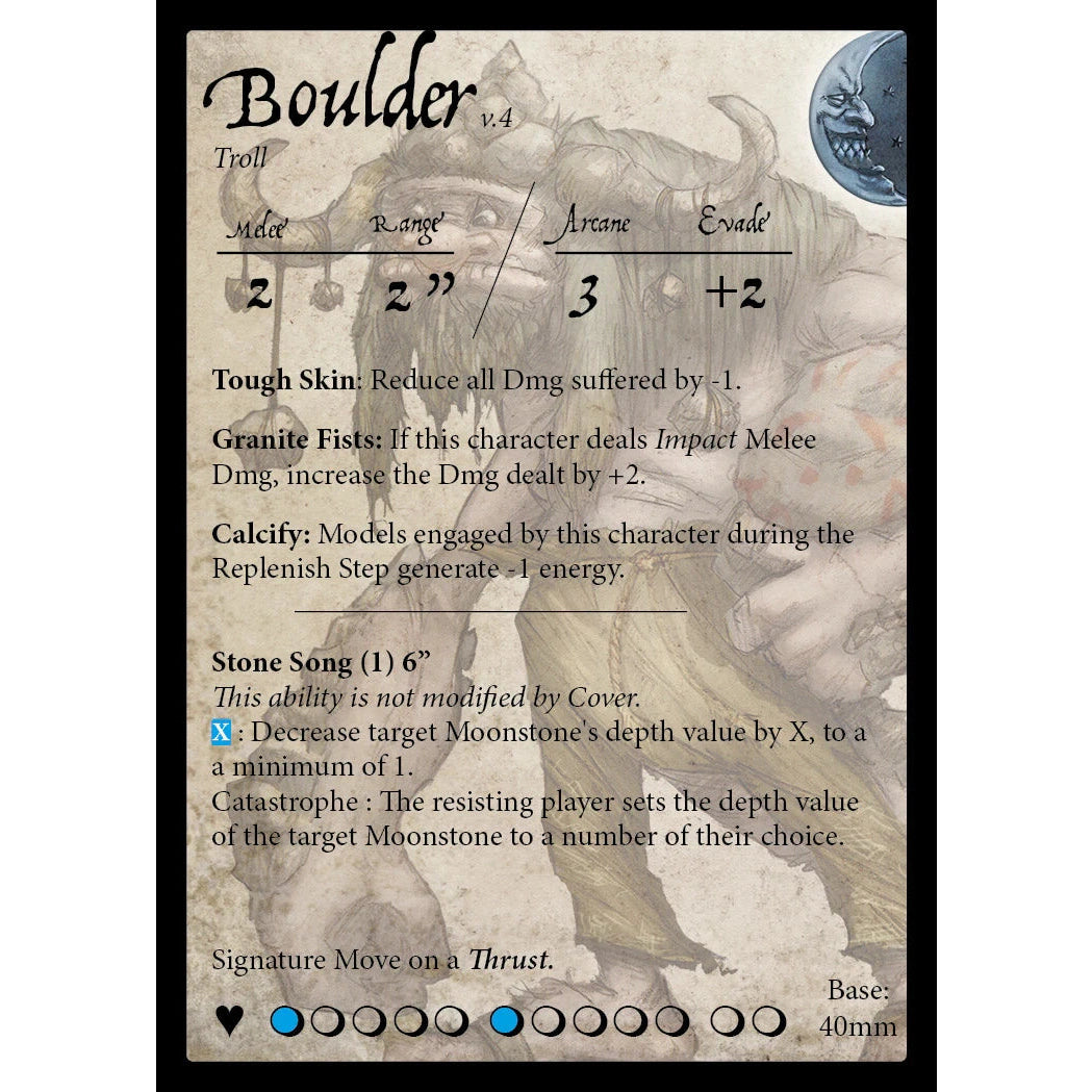 Moonstone | Dominion | Boulder the Troll | 28mm Resin Unit