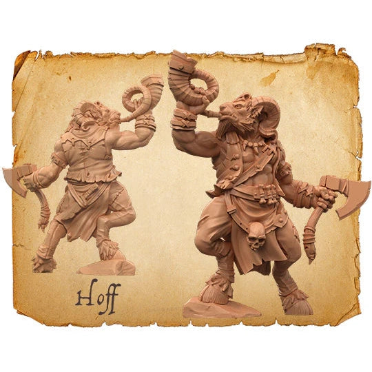 Moonstone | Leshavult Hunting Horns | 28mm Resin Unit