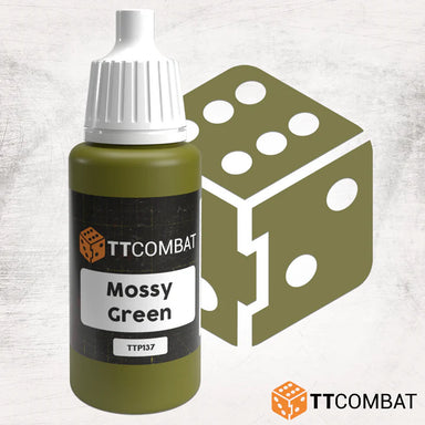 TTCombat | Mossy Green | 17ml Individual Paint | TTCombat | Miniature Kingdoms