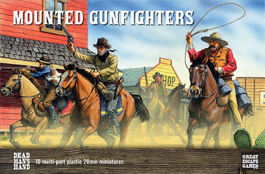 Dead Man's Hand | Mounted Gunfighters | 28mm Plastic Unit