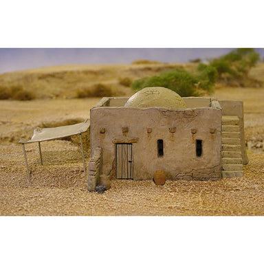 Renedra | Building Mud Brick House | 28mm Plastic Terrain | North Star Games | Miniature Kingdoms