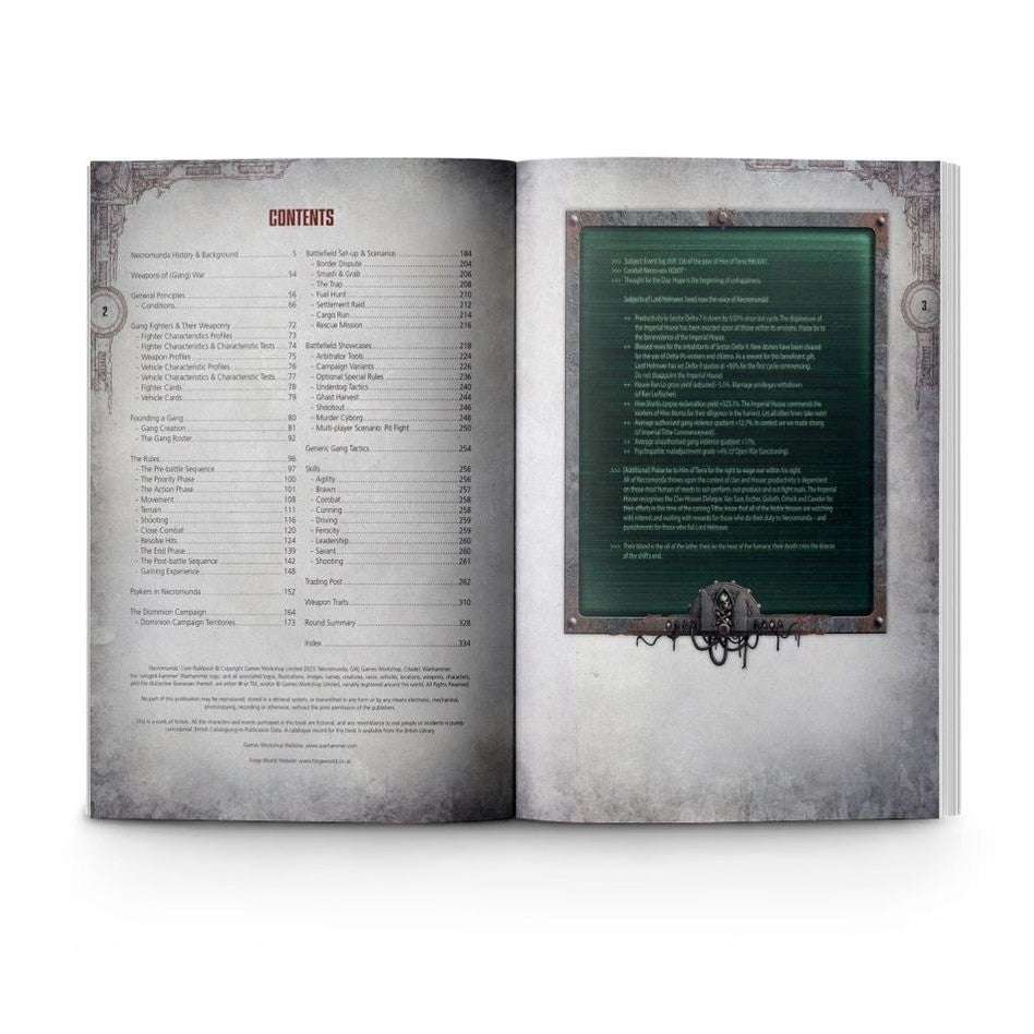 Necromunda | Core Rulebook | Hardback Rulebook
