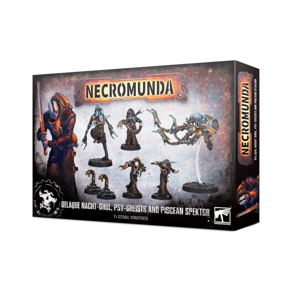 Necromunda | Delaque Nacht-Ghul, Psy Gheists and Piscean Spektor | Plastic Unit Box