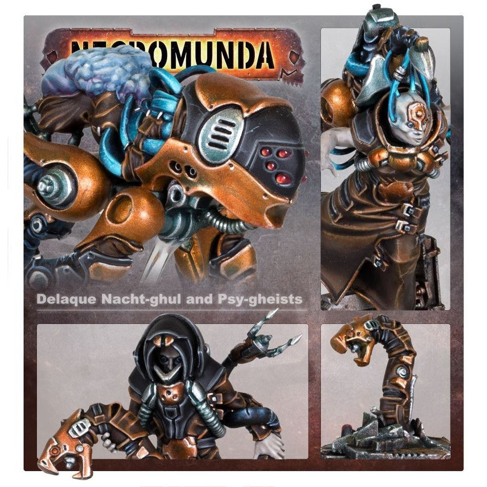 Necromunda | Delaque Nacht-Ghul, Psy Gheists and Piscean Spektor | Plastic Unit Box