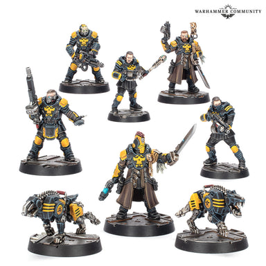 Necromunda | Palanite Enforcer Captains & Sergeants | Plastic Unit Box
