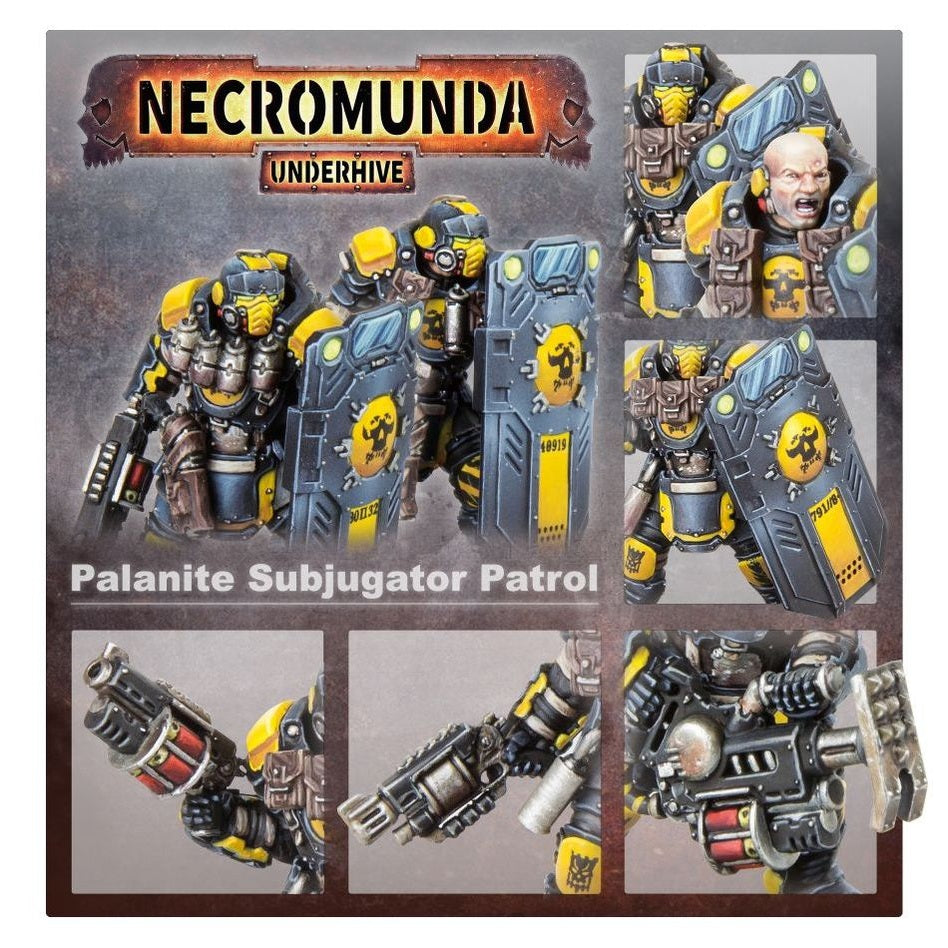 Necromunda | Palanite Subjugator Patrol | Plastic Unit Box