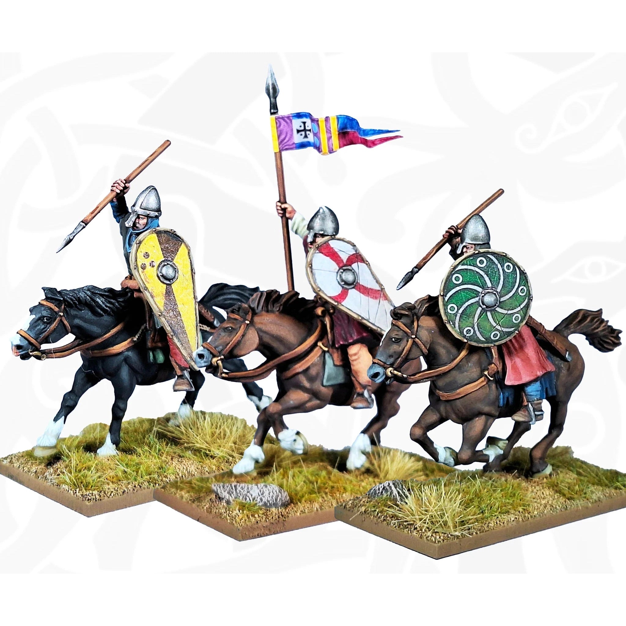 Victrix | Dark Ages Norman Unarmoured Cavalry | 28mm Plastic Unit | North Star Games | Miniature Kingdoms