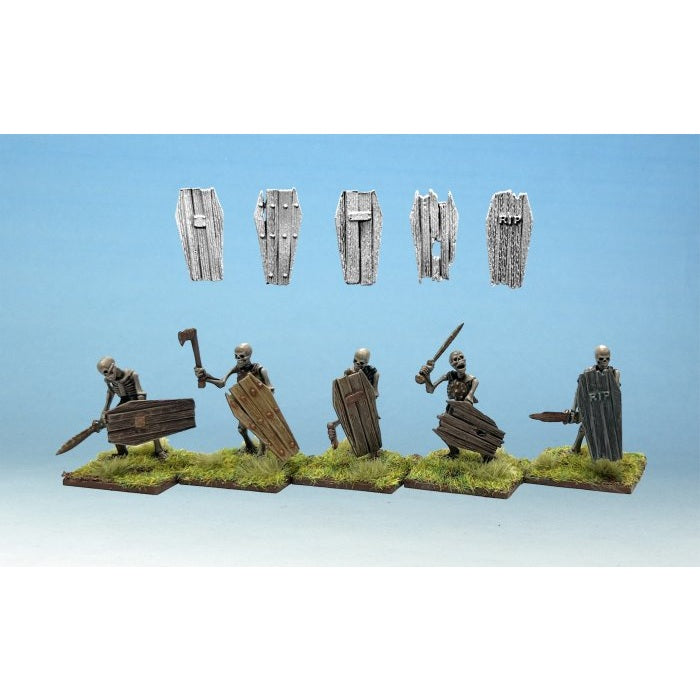 North Star | Undead Coffin Shields | 28mm Metal Pack