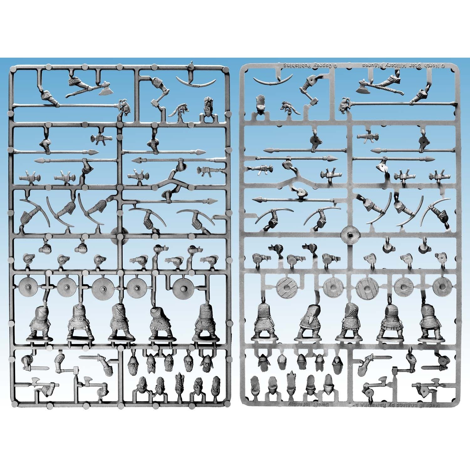 Oathmark | Dwarf Infantry | 28mm One Sprue