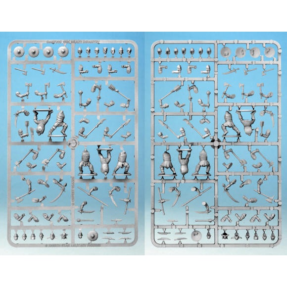 Oathmark | Orc Heavy Infantry | 28mm One Sprue