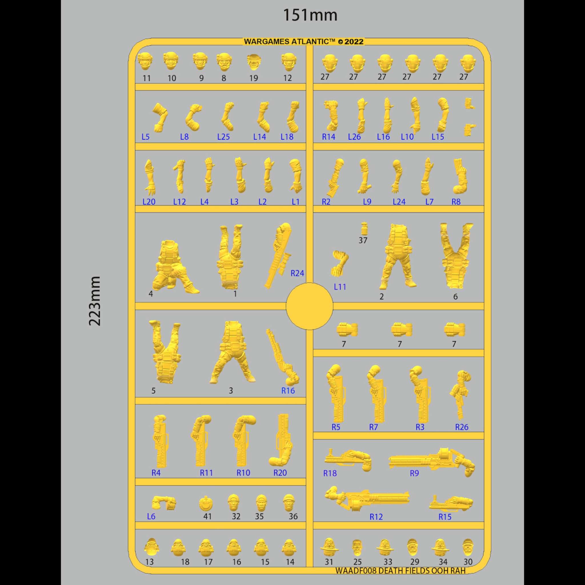 Death Fields | Ooh Rah | Plastic Unit | Wargames Atlantic | Miniature Kingdoms