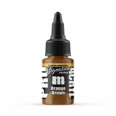 Pro Acryl | Flameon Orange Brown | 22ml Individual Paint | Element Games | Miniature Kingdoms