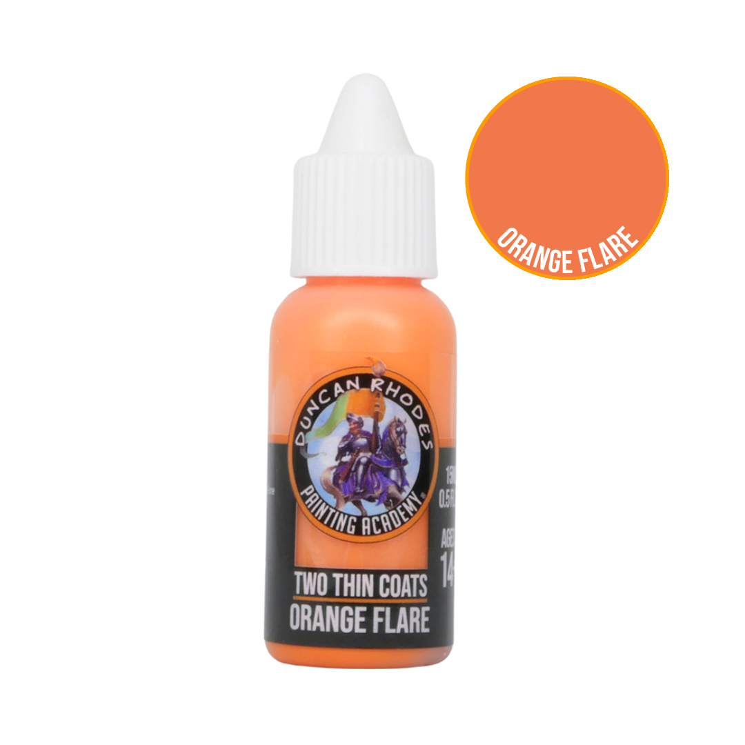 Two Thins Coats | Orange Flare | 15ml Individual Paint