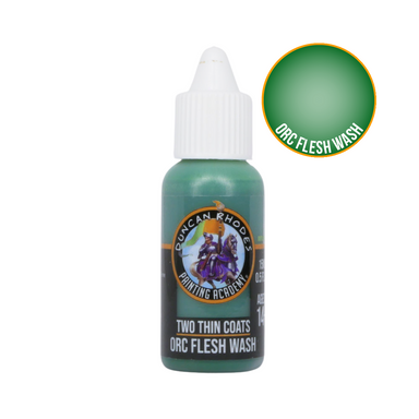 Two Thins Coats | Orc Flesh Wash | 15ml Individual Paint