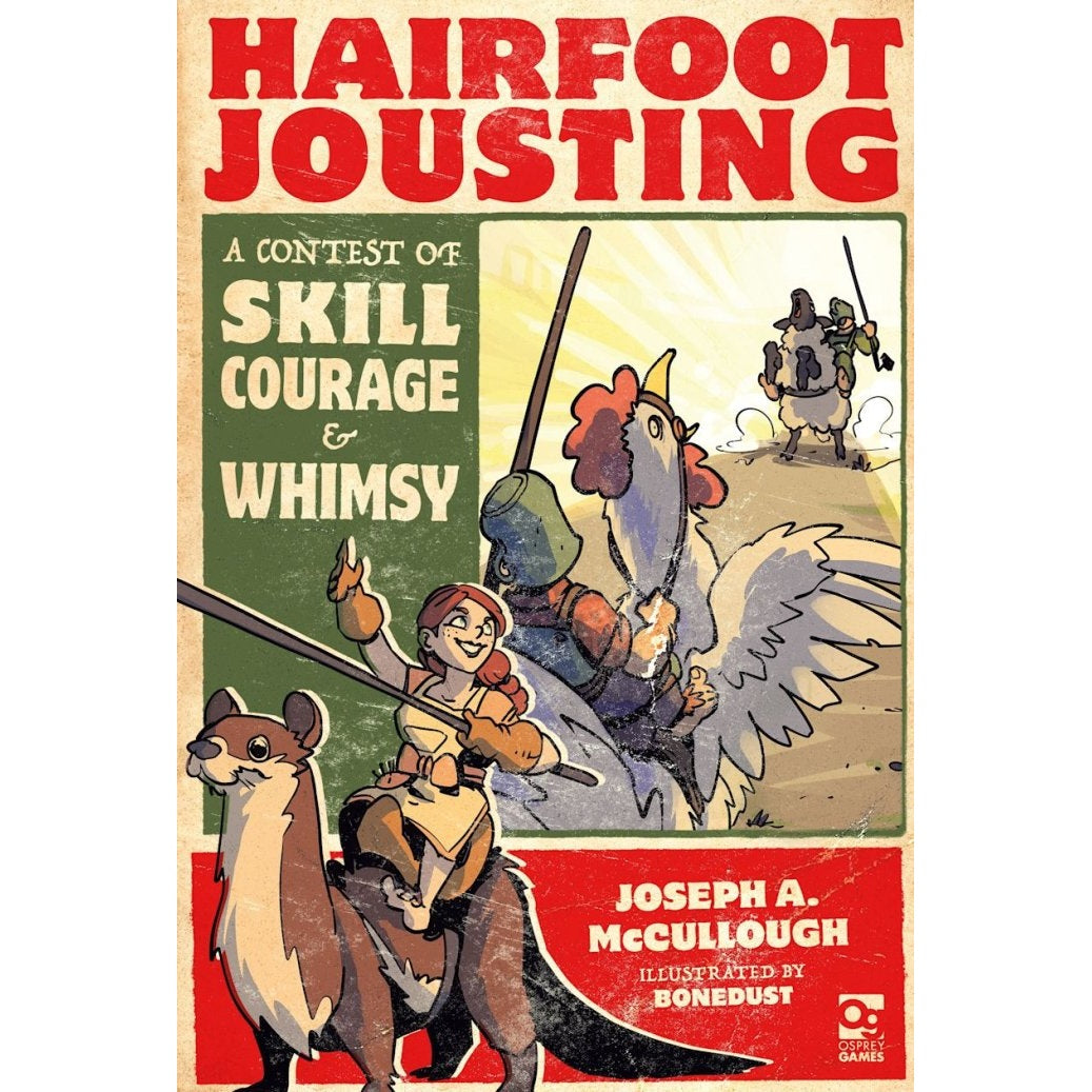 Osprey Games | Hairfoot Jousting | Hardback Rulebook for 28mm