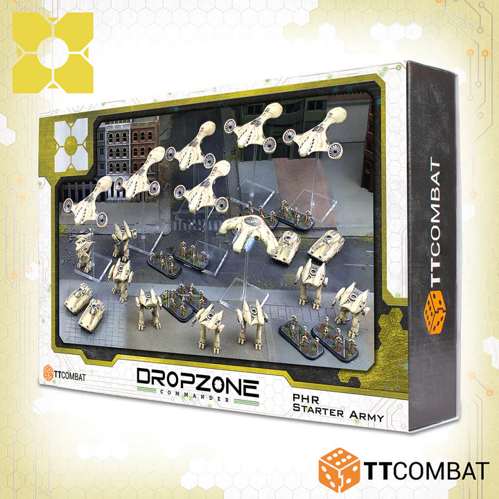 DropZone Commander | PHR Starter Army | Small Scale Plastic Starter | TTCombat | Miniature Kingdoms