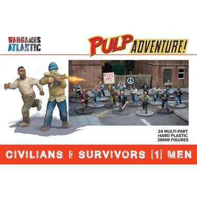PULP | Civilians & Survivors 1 Men | 28mm Plastic Unit