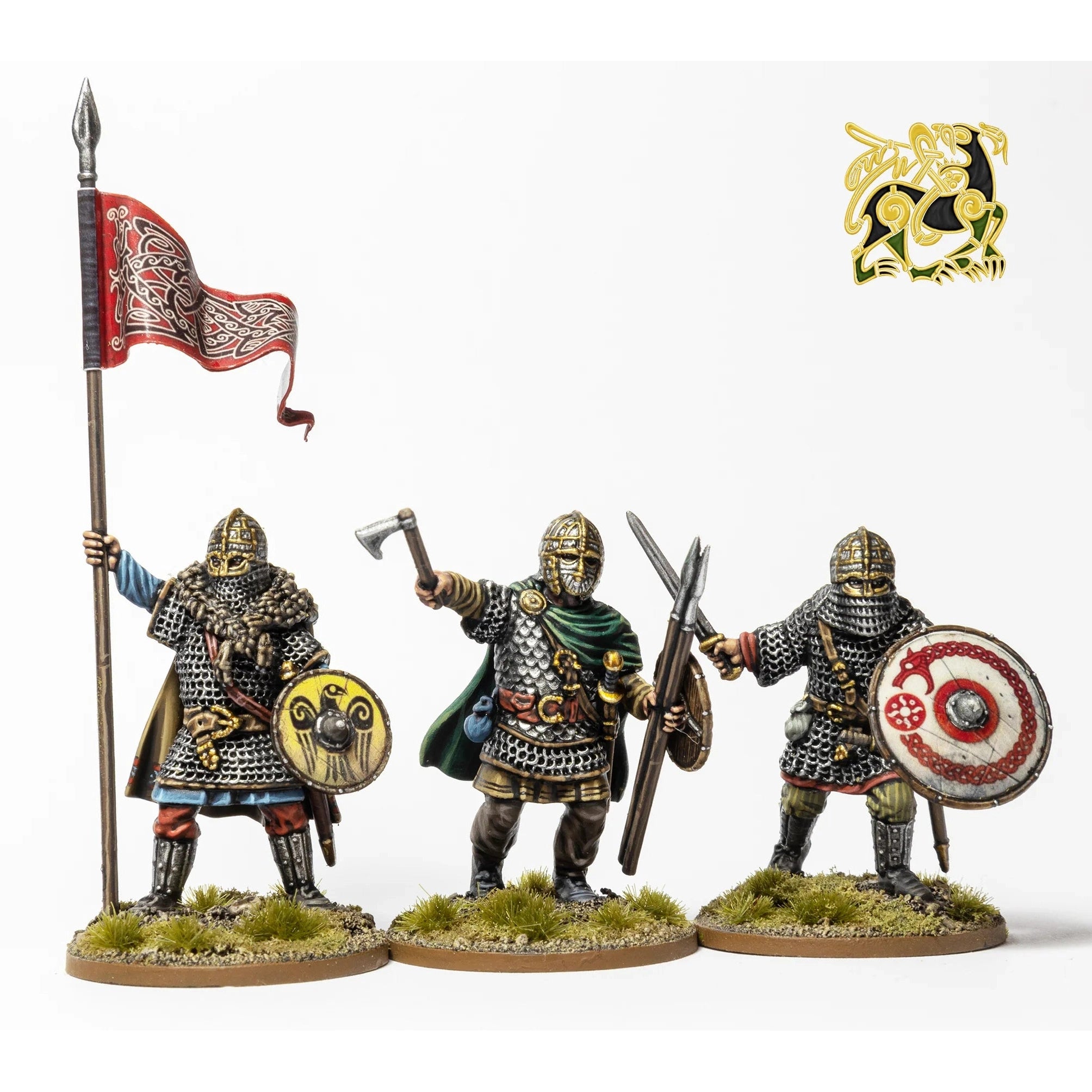 Victrix | Dark Ages Early Saxons Armoured Warriors | 28mm Plastic Unit | North Star Games | Miniature Kingdoms