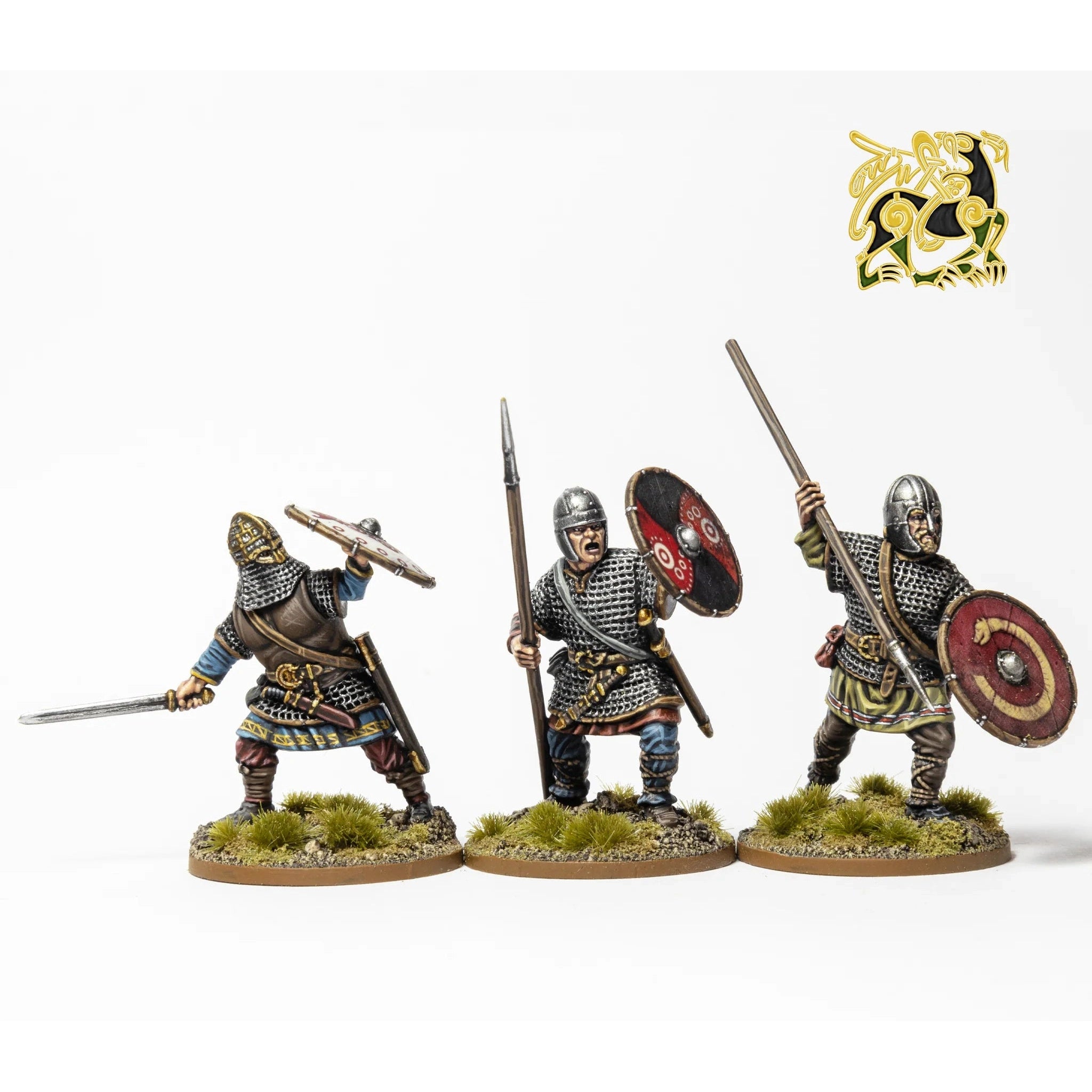 Victrix | Dark Ages Early Saxons Armoured Warriors | 28mm Plastic Unit | North Star Games | Miniature Kingdoms