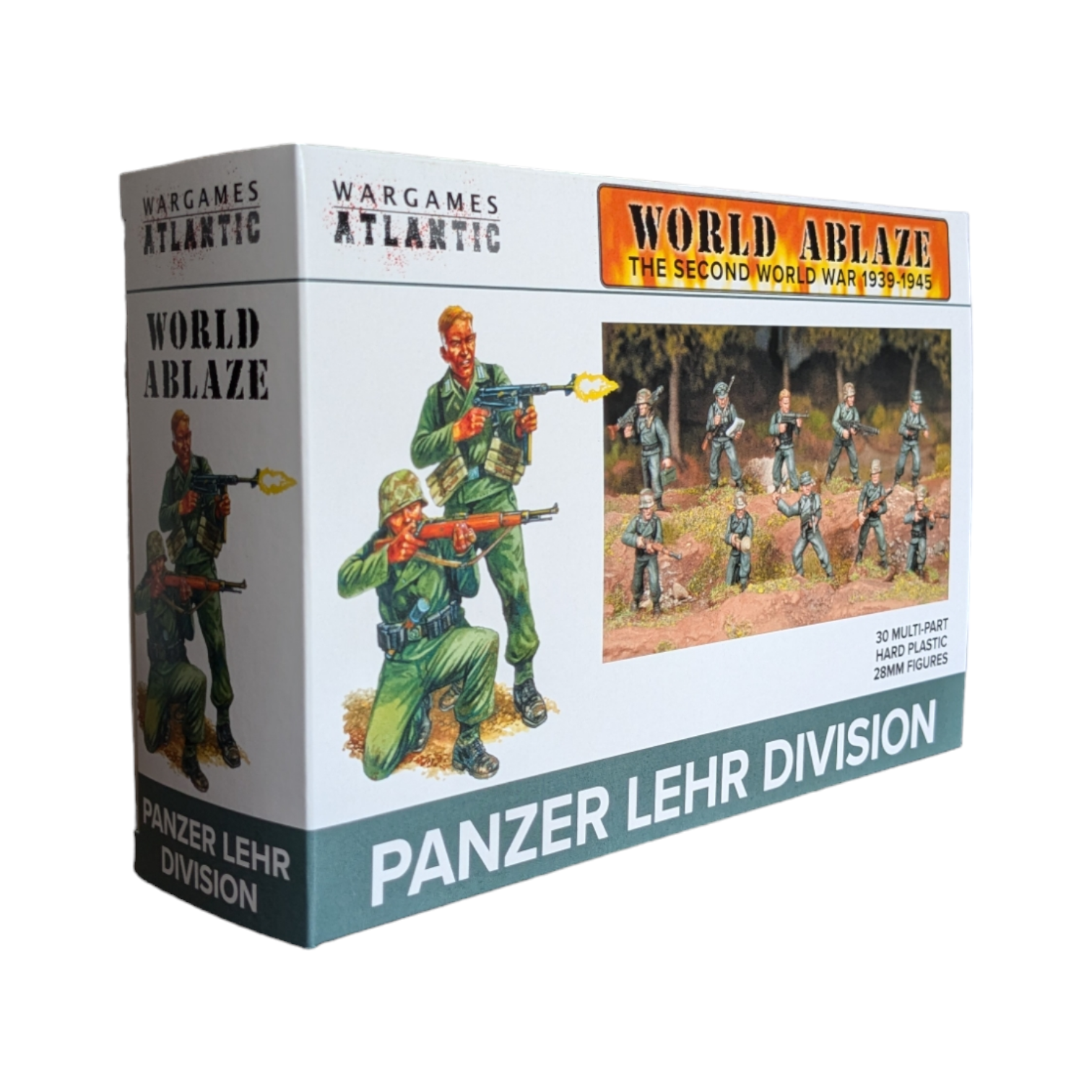 Worlds Ablaze | German Panzer Lehr Division | Plastic Unit | Wargames Atlantic | Miniature Kingdoms