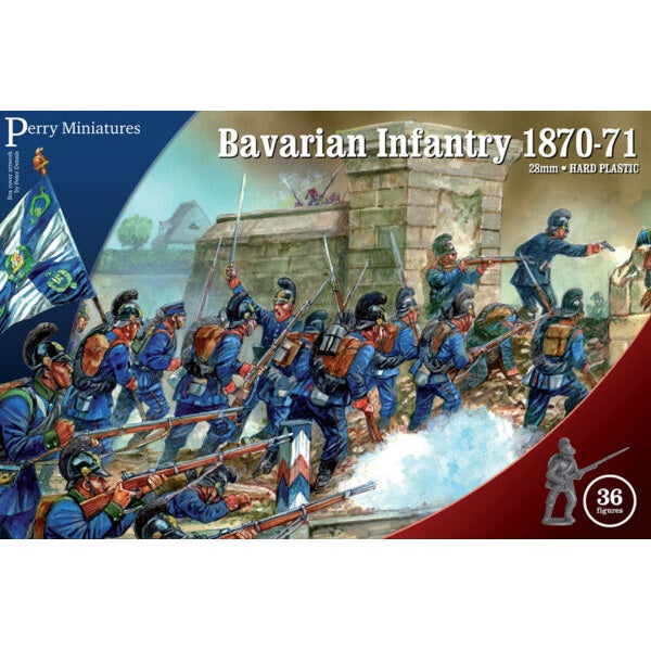Franco-Prussian War | Bavarian Infantry 1870-1871 | 28mm Plastic Unit