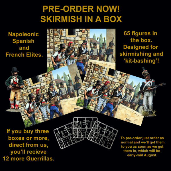 Perry | Napoleonic Wars | Skirmish in a Box French and Spanish | 28mm Plastic Skirmish Box