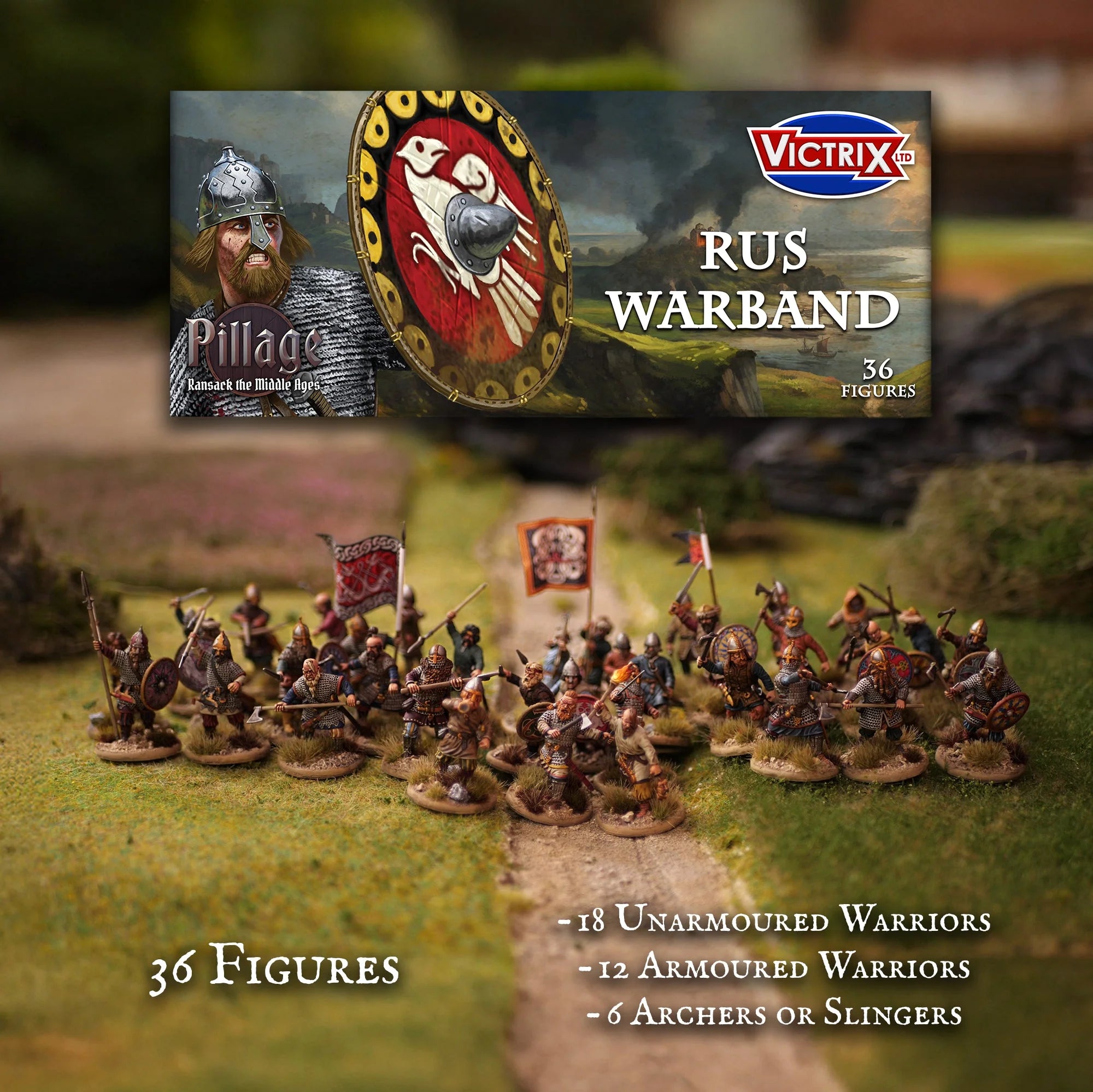 Pillage | Rus Warband | 28mm Plastic Unit