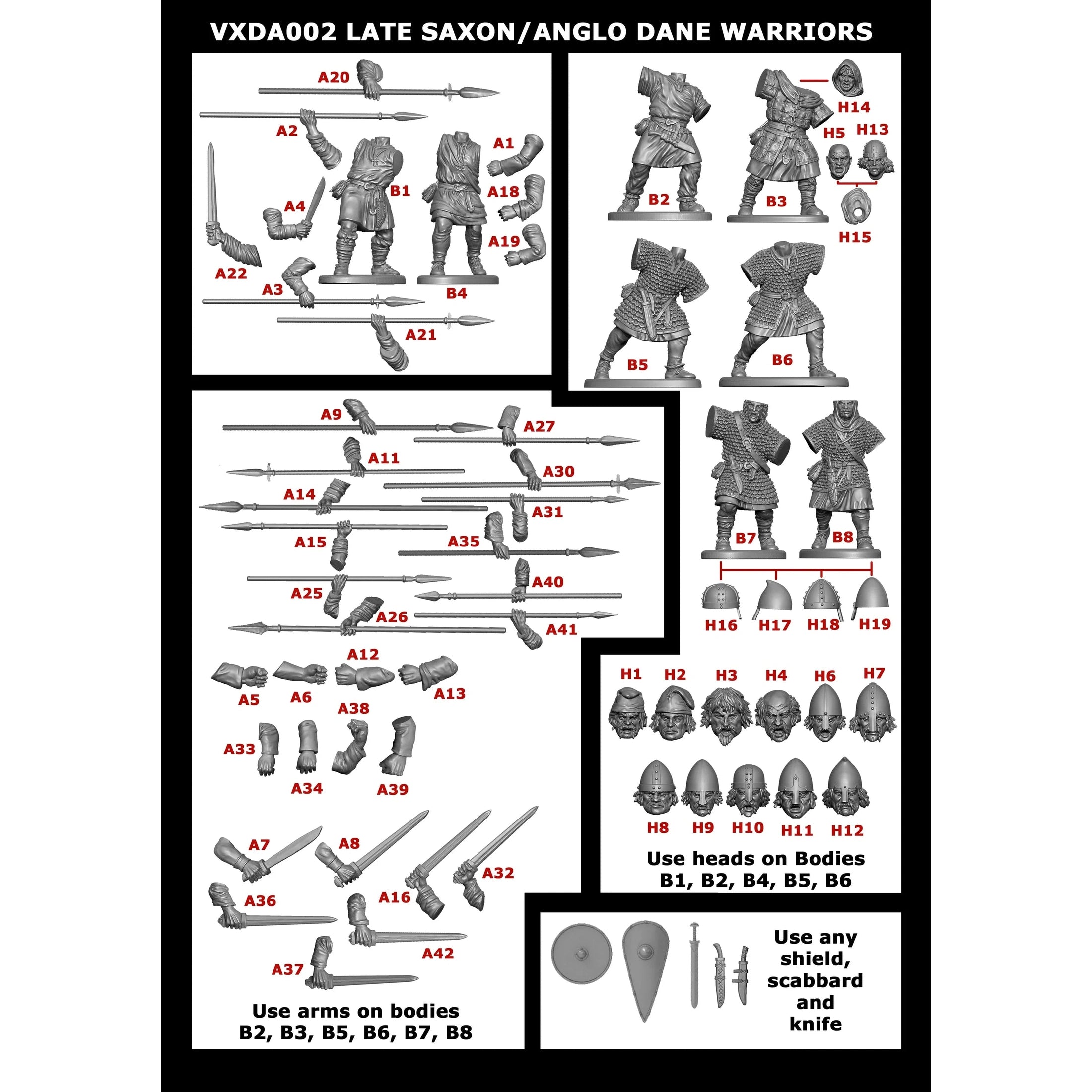 Pillage | Saxon Warband | 28mm Plastic Unit