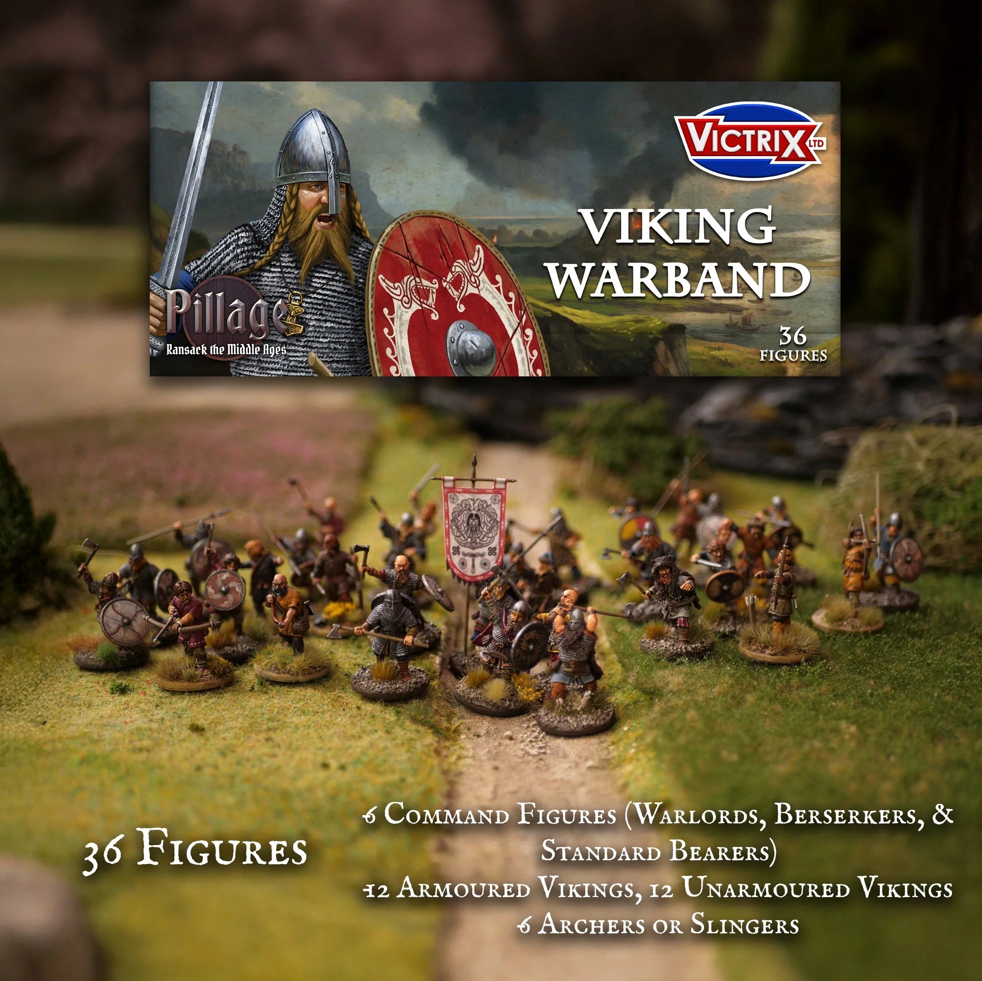 Pillage | Viking Warband | 28mm Plastic Unit