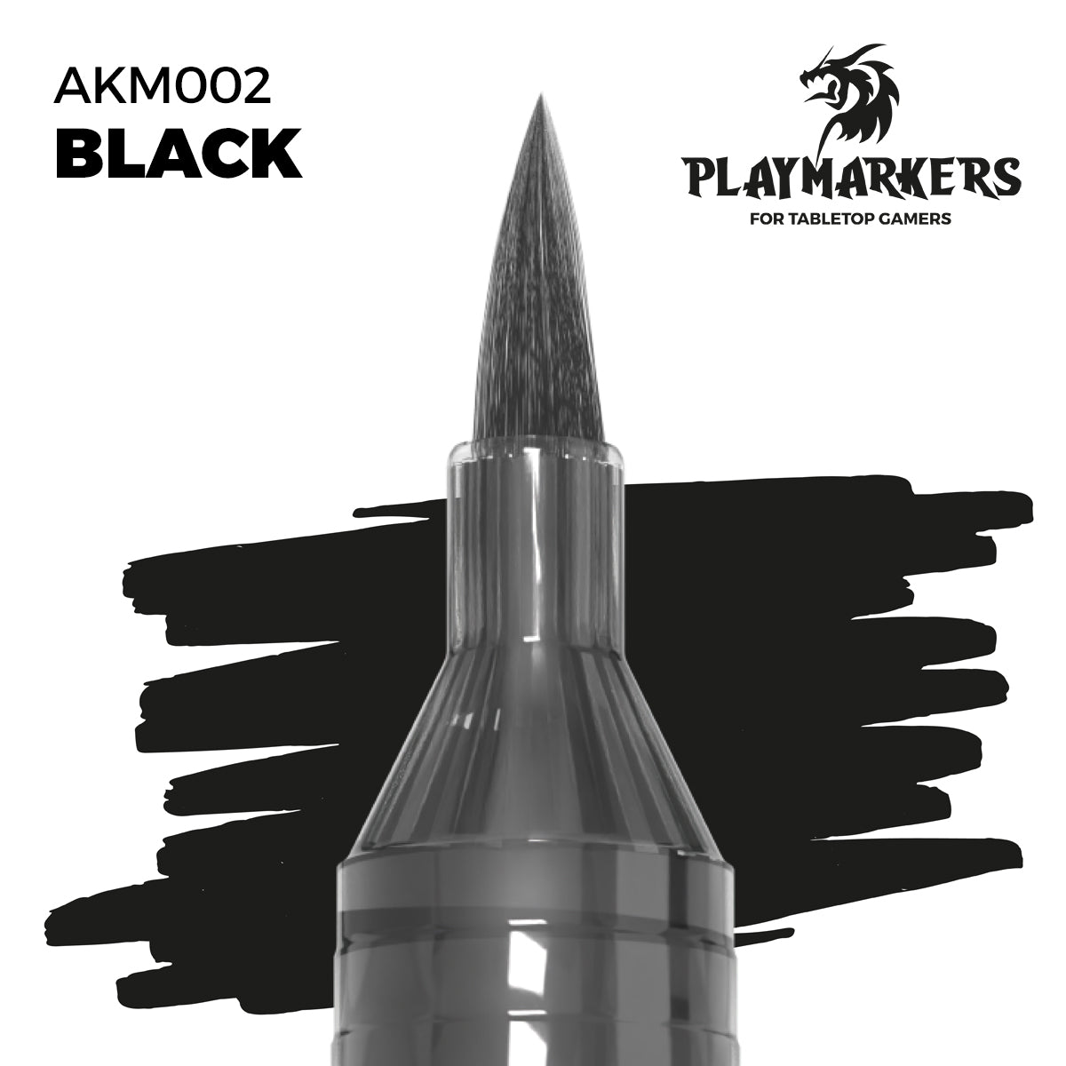 Playmarkers | Acrylic Marker Black | AKM002