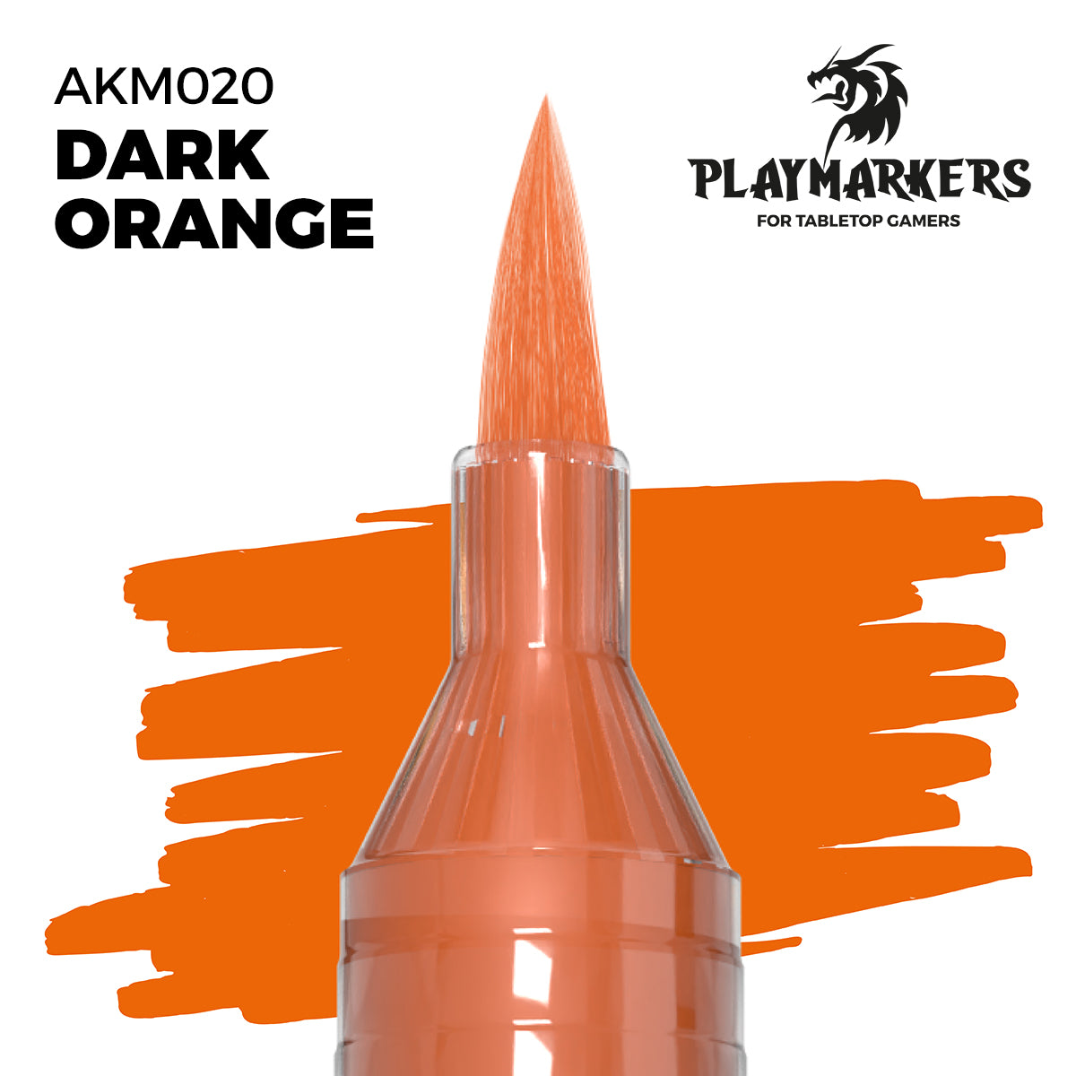 Playmarkers | Acrylic Marker Dark Orange | AKM020