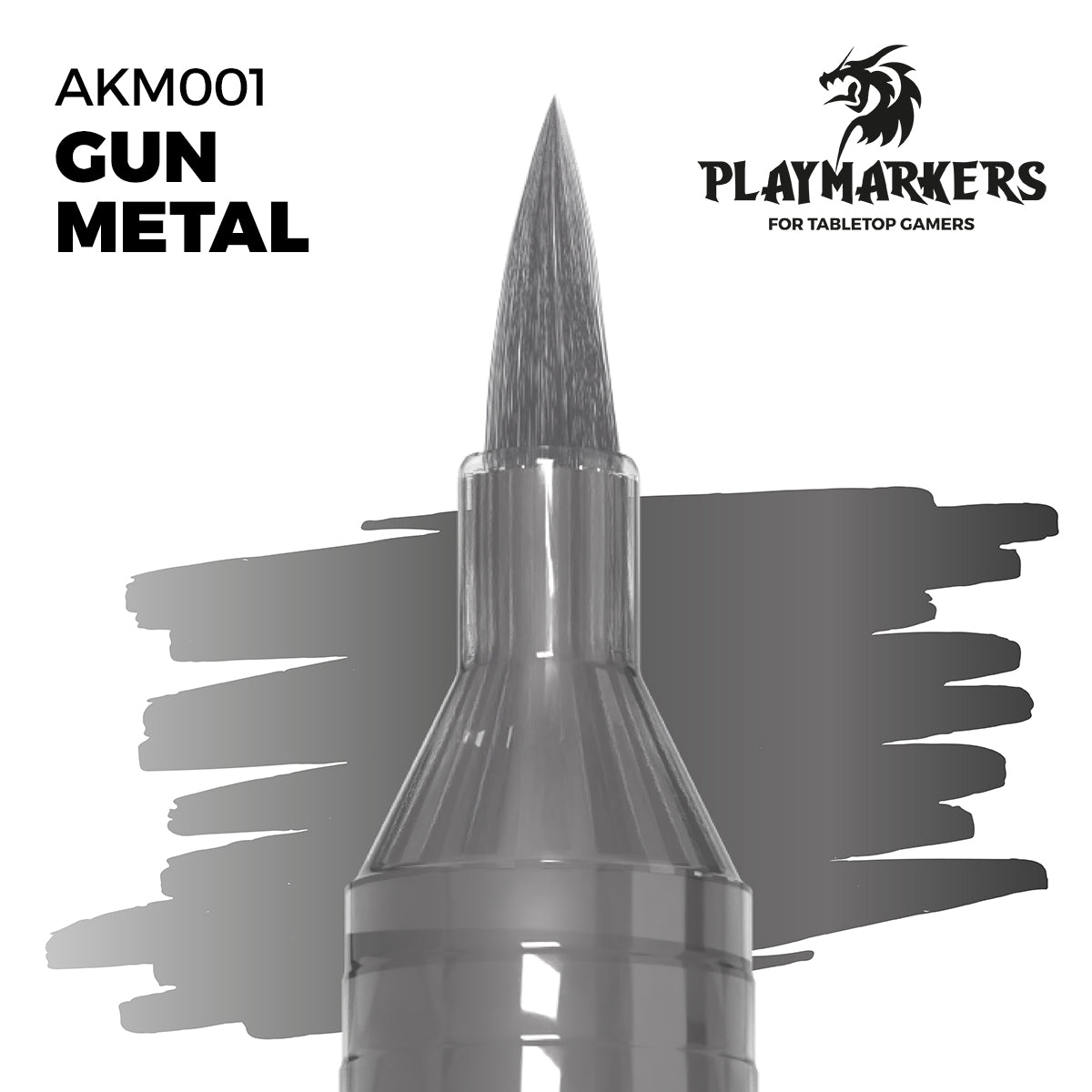 Playmarkers | Acrylic Marker Gun Metal | AKM001