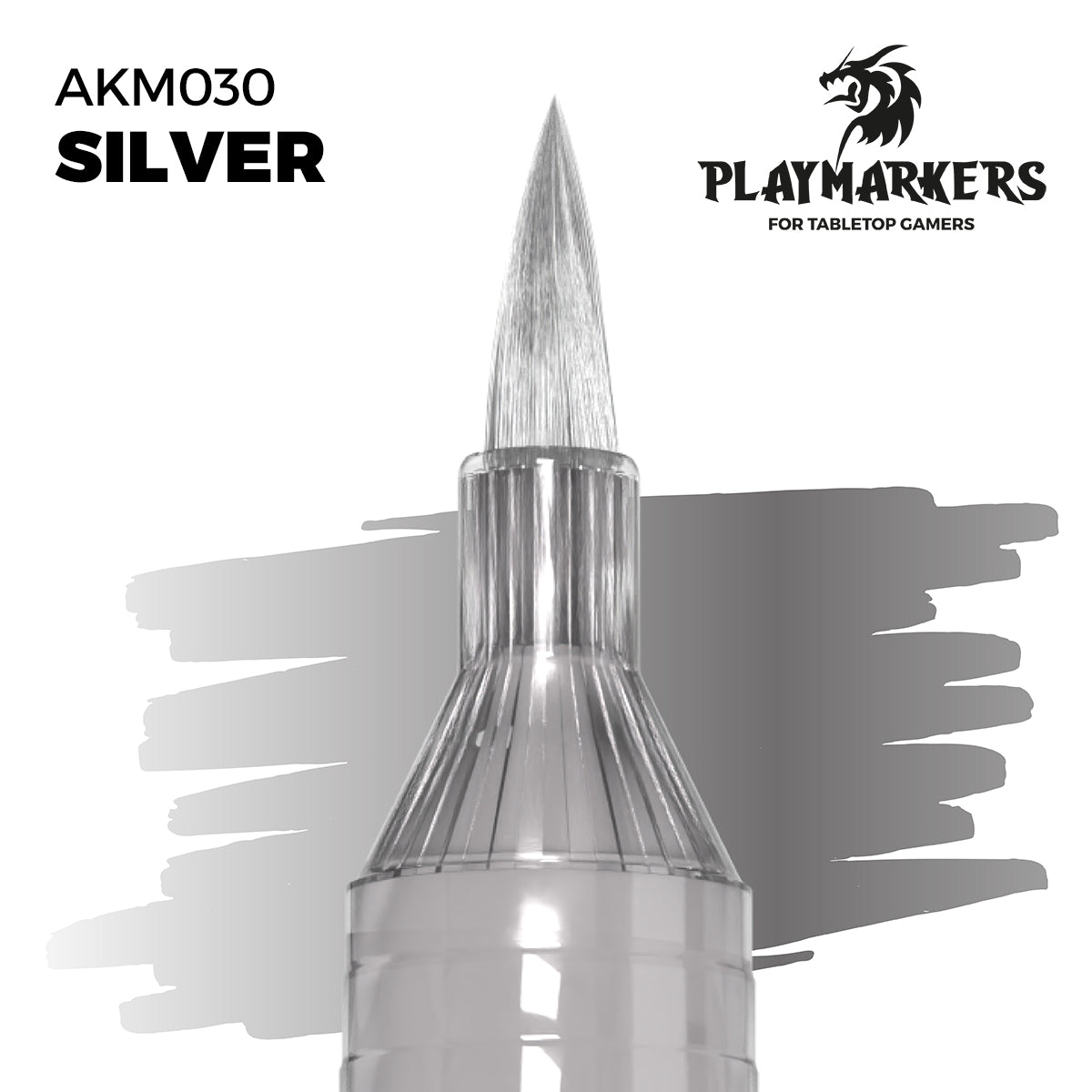 Playmarkers | Acrylic Marker Silver | AKM030