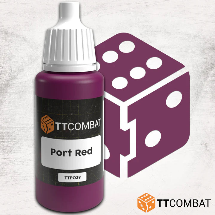 TTCombat | Port Red | 17ml Individual Paint | TTCombat | Miniature Kingdoms