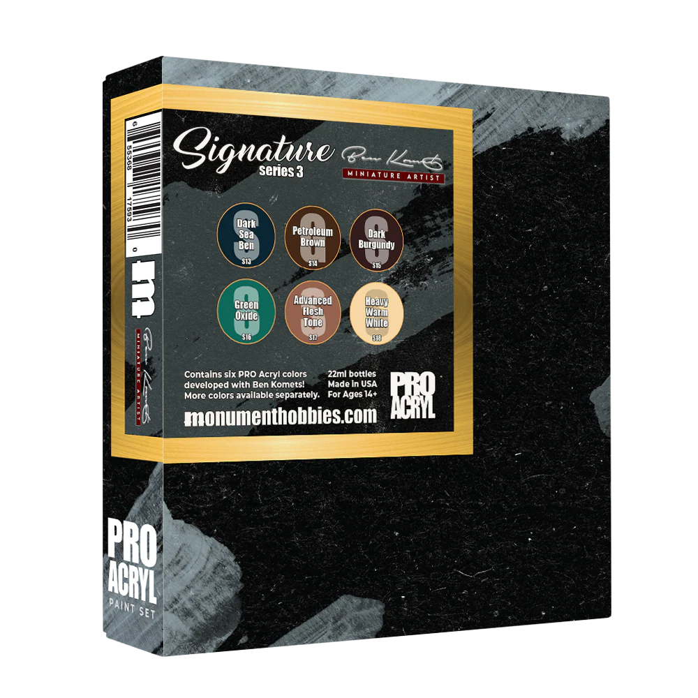 Pro Acryl | Ben Komets Signature Series Set 3 | 22ml Paint Set