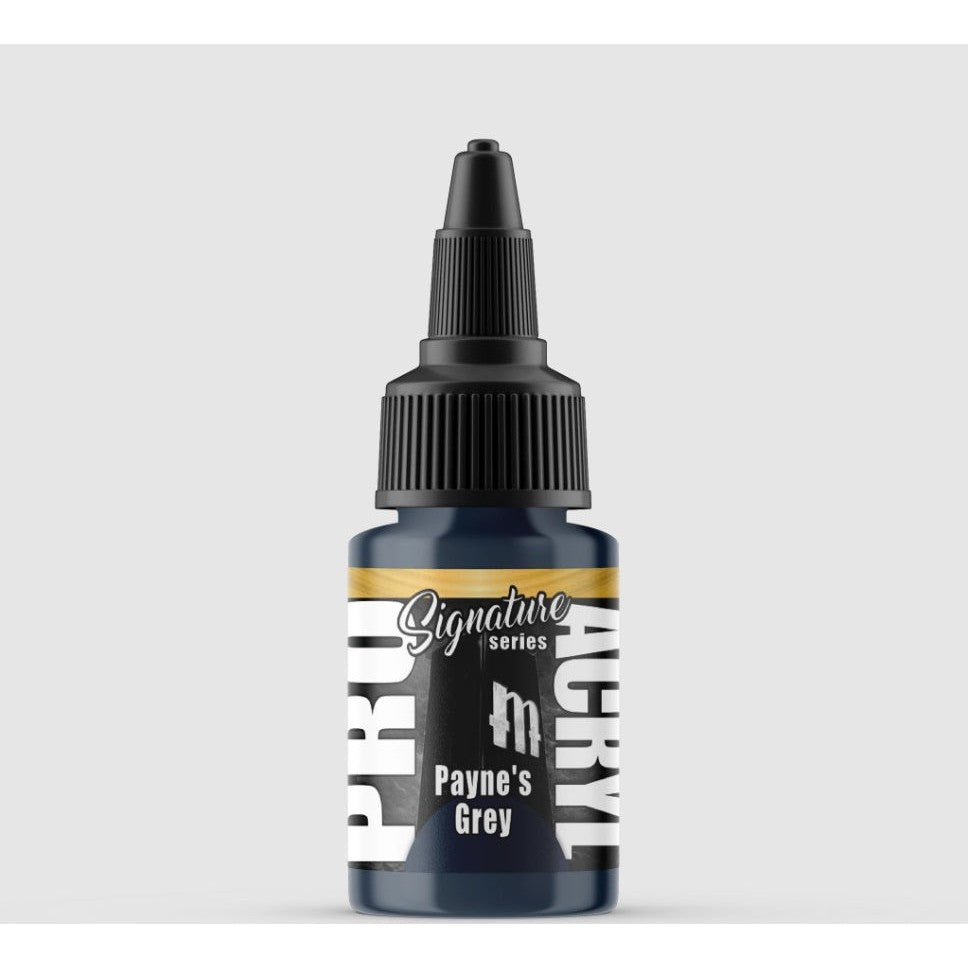 Pro Acryl | Vince Venturella Payne's Grey | 22ml Individual Paint | Element Games | Miniature Kingdoms