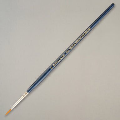 Pro Arte | All Media | Size 0 Miniature Brush Blue Handle