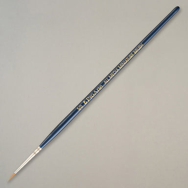 Pro Arte | All Media | Size 5/0 Miniature Brush Blue Handle