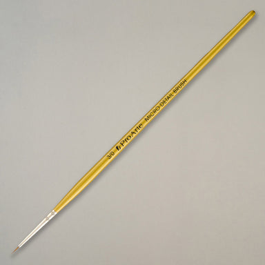 Pro Arte | Micro Detail | Size 3/0 Miniature Brush Gold handle