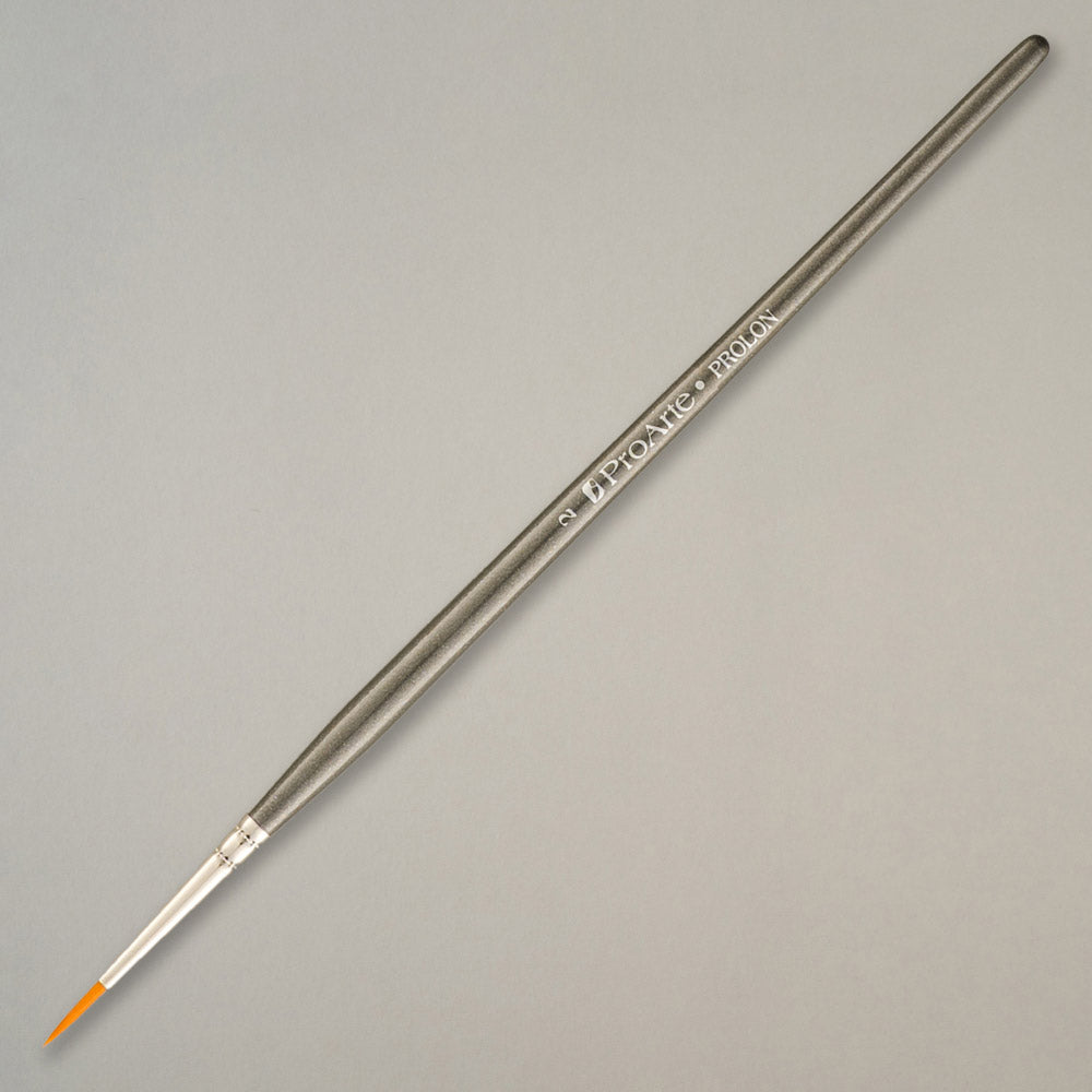 Pro Arte | Prolon All Media | Size 2 Miniature Brush Grey Handle